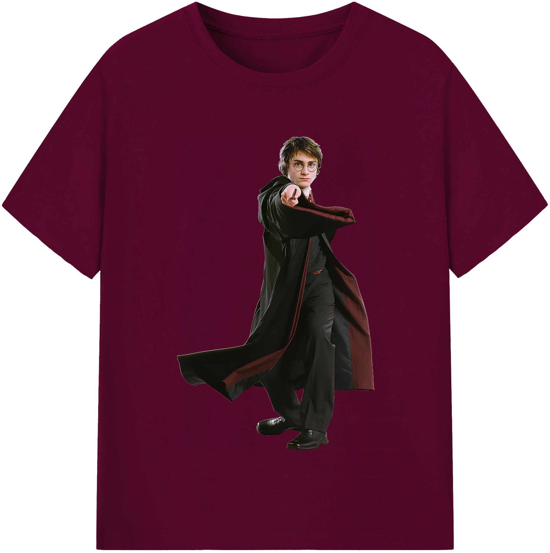 （画像用） Harry Potter ハリー・ポッターシリーズ レディースカジュアルプリントTシャツ（綿100％）